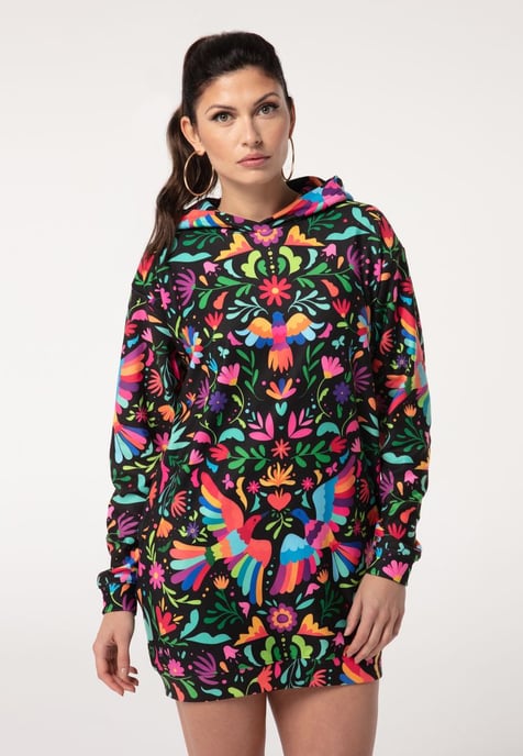 "Black Mexican Folk" Oversize hoodiejurk - Image 2