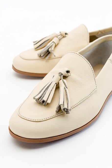 Mona Zacht Leren Kwast Loafer Dames - Image 2