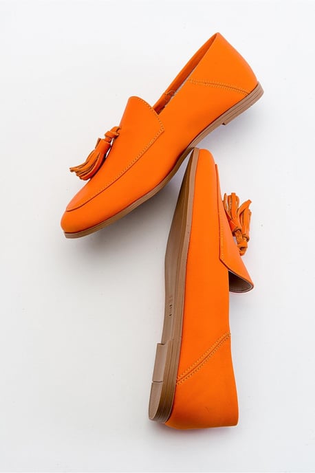 Mona Zacht Leren Kwast Loafer Dames - Image 3