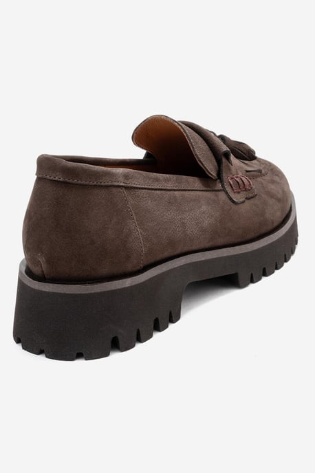 Poen Leren Kwast Loafer Dames - Image 5