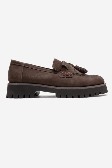 Poen Leren Kwast Loafer Dames - Image 6