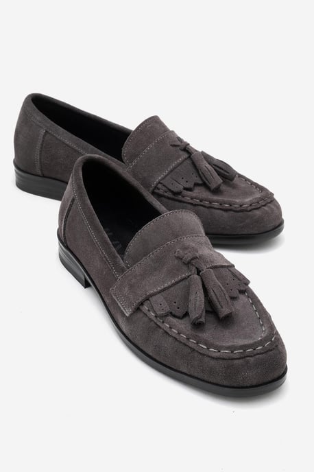 Lupen Leren Kwast Loafer Dames - Image 1