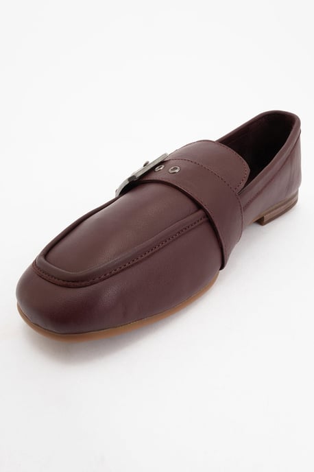 Jade Leren Plat Loafers Dames - Image 4
