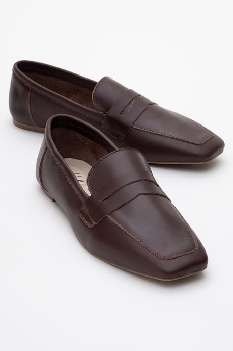 Morne Leren Loafers Dames - Image 2