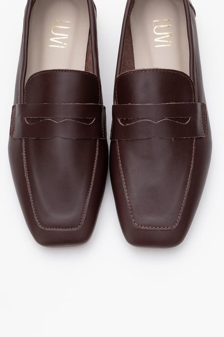 Morne Leren Loafers Dames - Image 3