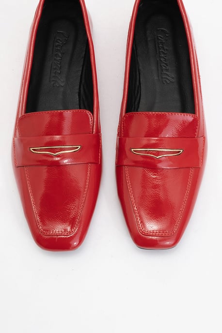 Iridessa Leren Plat Loafers Dames - Image 2