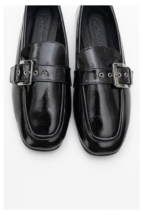 Jade Leren Plat Loafers Dames - Image 2