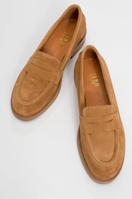 Bree Platform Penny Leren Loafer - Image 2