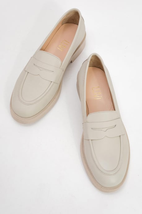 Bree Platform Penny Leren Loafer - Image 2
