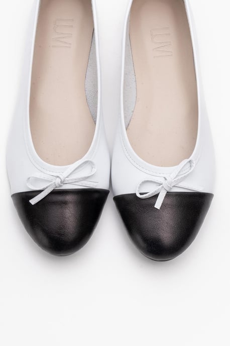 Rayne Cap Teen Leren Ballerina's Dames - Image 4