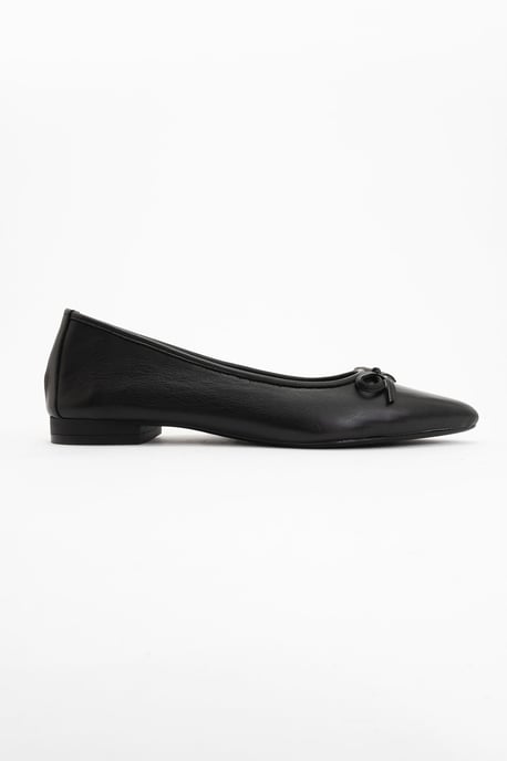 Ruby Leren Puntige Teen Platte Schoenen - Image 2