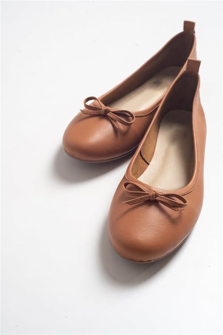 Florence Leren Ballerina's - Image 2