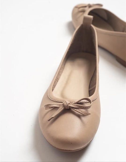 Florence Leren Ballerina's - Image 2