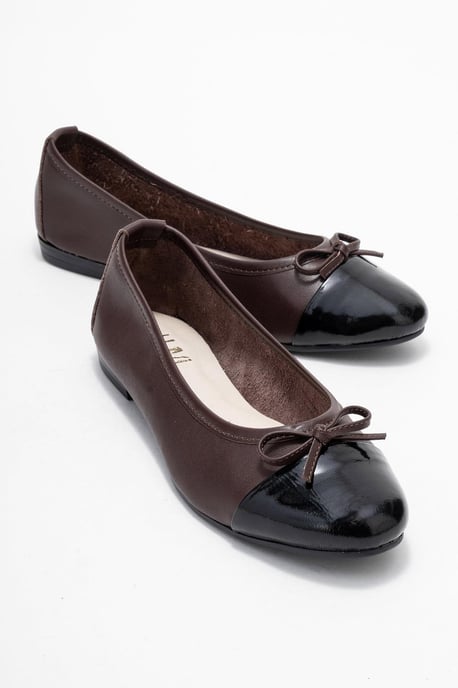 Rayne Cap Teen Leren Ballerina's Dames - Image 1
