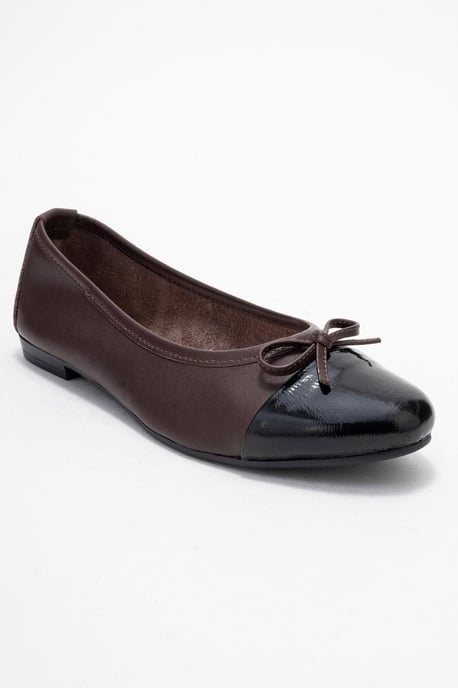 Rayne Cap Teen Leren Ballerina's Dames - Image 3
