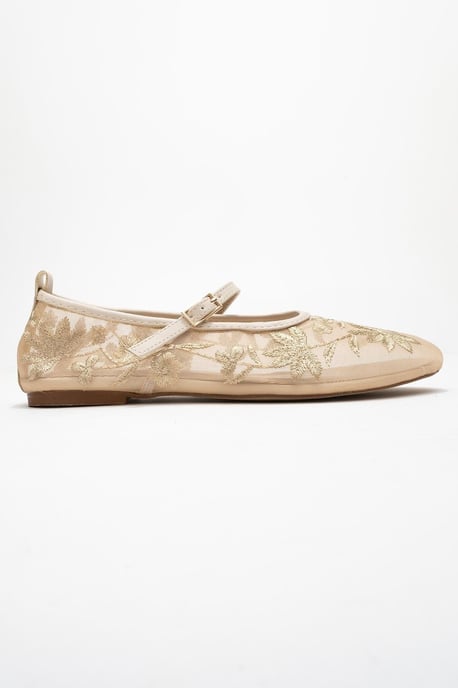 Juny Mesh Bloemen Borduurwerk Ballerina - Image 6