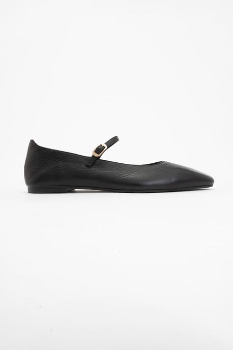 Lara Leren Mary Jane Platte Schoenen - Image 2