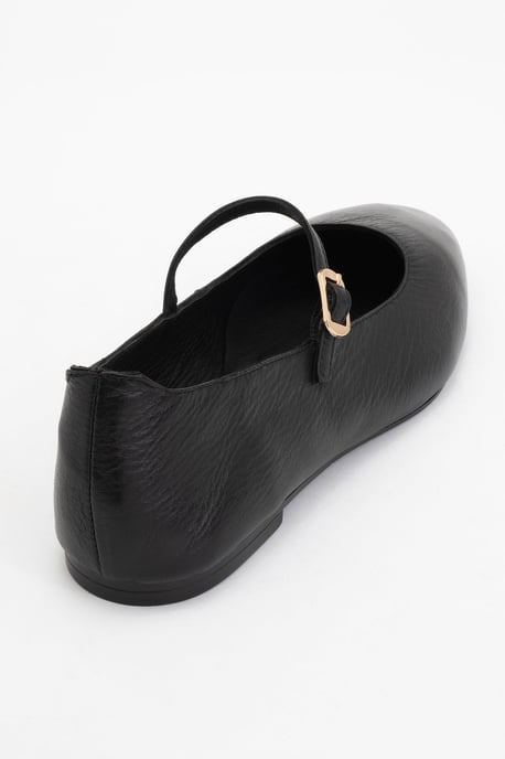 Lara Leren Mary Jane Platte Schoenen - Image 3