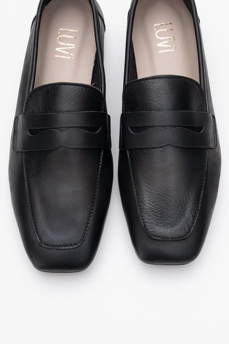 Morne Leren Loafers Dames - Image 3