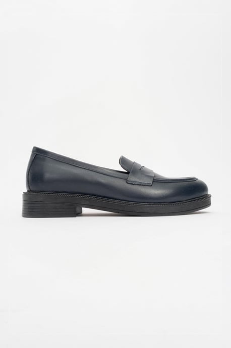 Bree Platform Penny Leren Loafer - Image 4