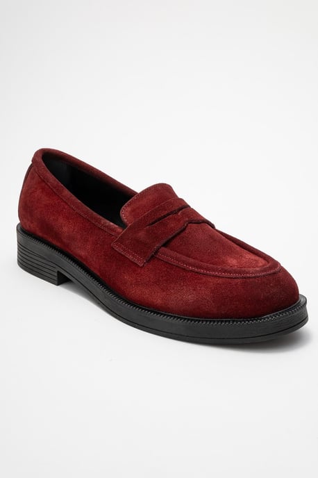 Bree Platform Penny Leren Loafer - Image 3