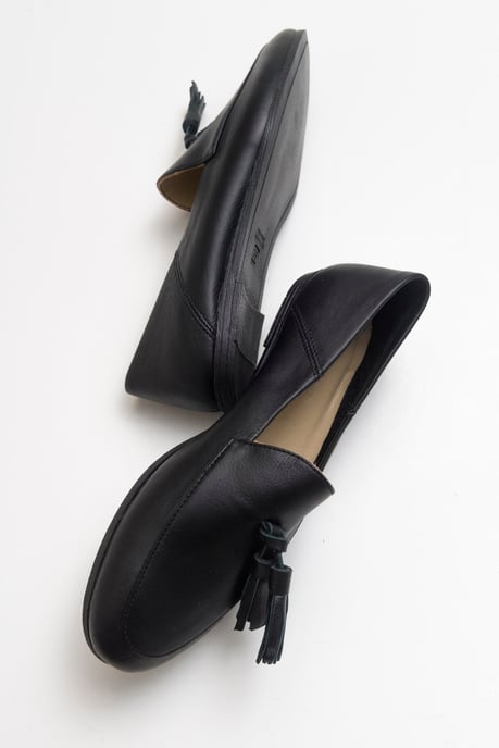 Mona Zacht Leren Kwast Loafer Dames - Image 5