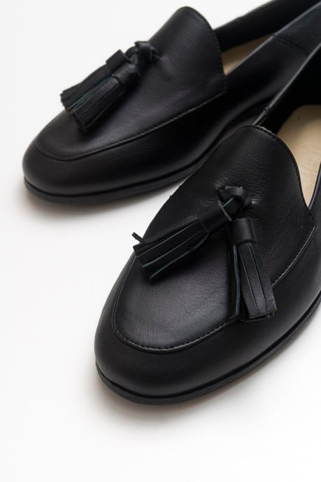 Mona Zacht Leren Kwast Loafer Dames - Image 6