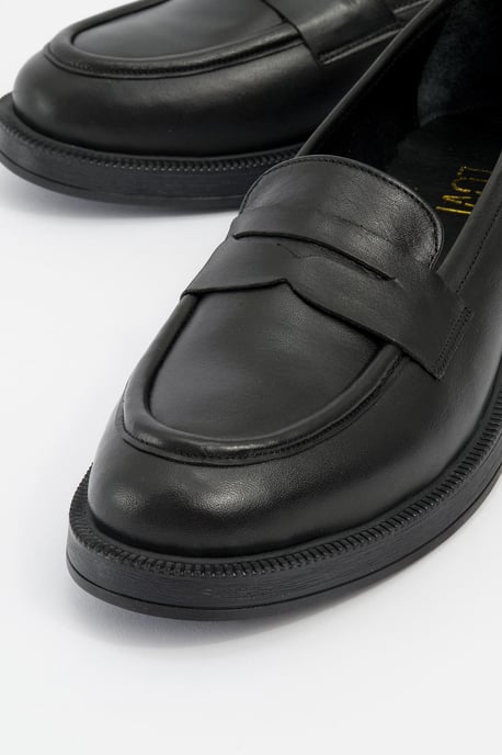 Bree Platform Penny Leren Loafer - Image 3