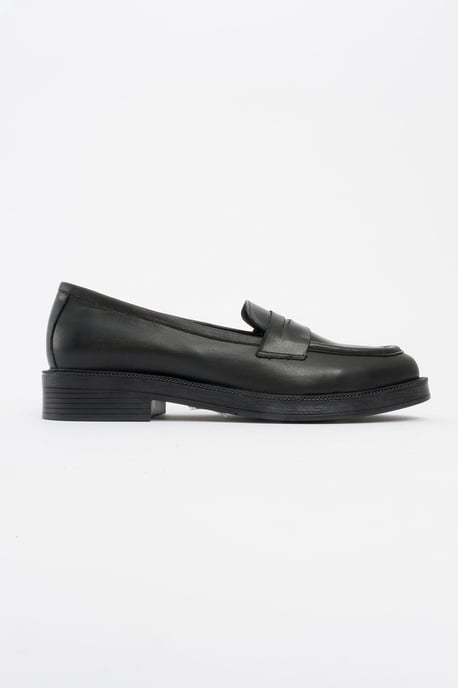 Bree Platform Penny Leren Loafer - Image 4