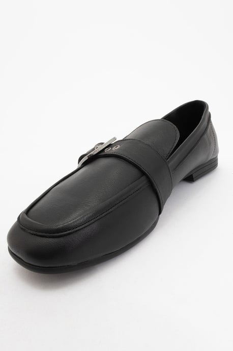 Jade Leren Plat Loafers Dames - Image 4