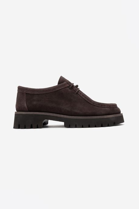Talia Leren Veter Loafer Dames - Image 6