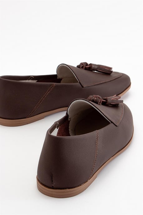 Mona Zacht Leren Kwast Loafer Dames - Image 2