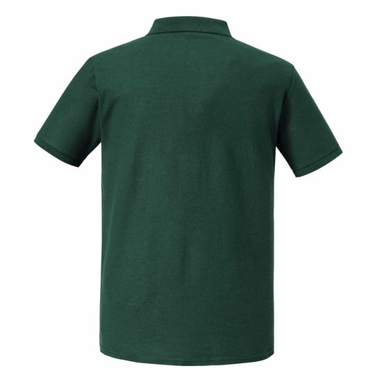 Russell Heren Authentic Eco Poloshirt (Fles groen) - Image 2