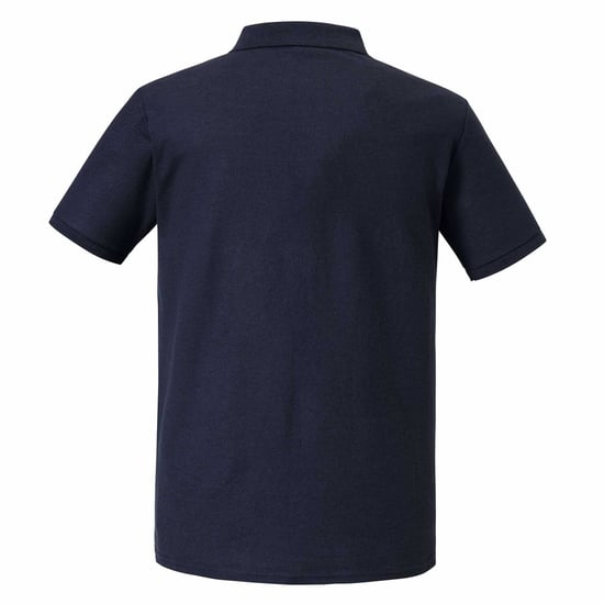Russell Heren Authentic Eco Poloshirt (Franse marine) - Image 2