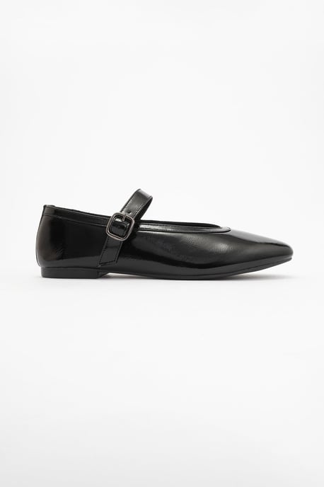Matilda Leren Mary Jane Platte Schoenen - Image 2