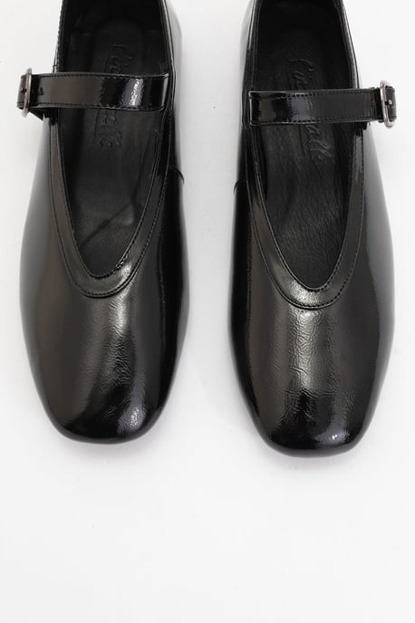 Matilda Leren Mary Jane Platte Schoenen - Image 5