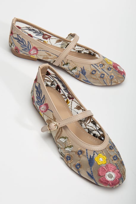 Fauna Mesh Mary Jane Platte Schoenen - Image 1