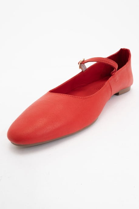 Lara Leren Mary Jane Platte Schoenen - Image 4