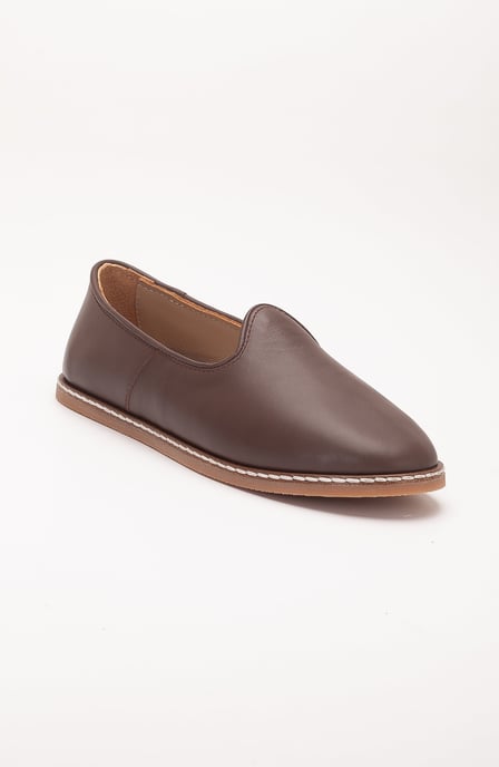 Dalya Leren Instapper Platte Schoenen Dames - Image 1