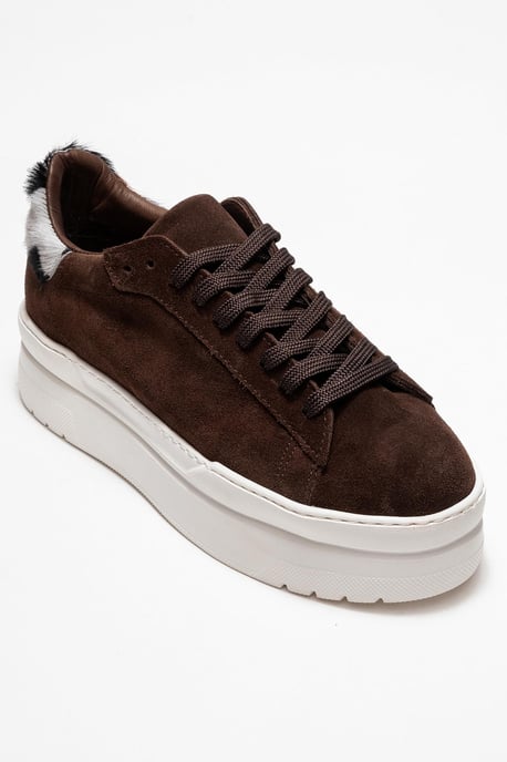 Anabel Leren Platform Sneakers Dames - Image 1