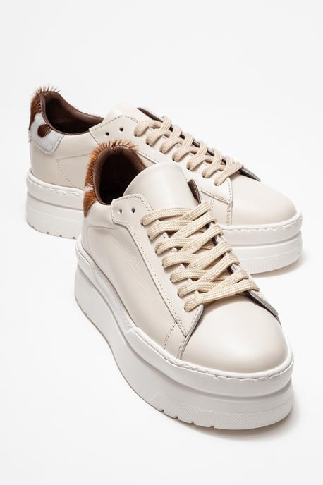 Anabel Leren Platform Sneakers Dames - Image 2