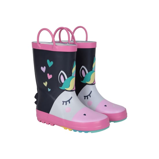 Mountain Warehouse Kinder/Kinder Eenhoorn Wellington Laarzen (Donkerblauw) - Image 4