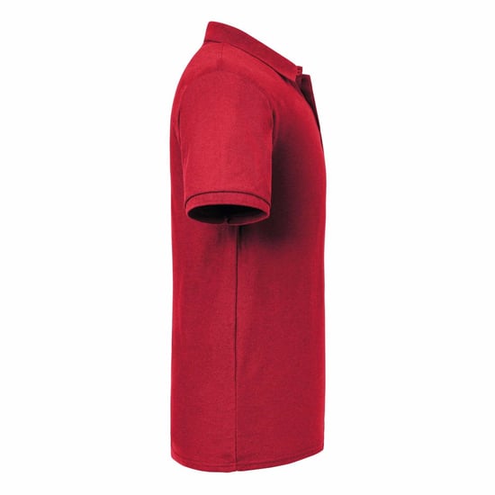 Russell Heren Authentic Eco Poloshirt (Klassiek rood) - Image 3
