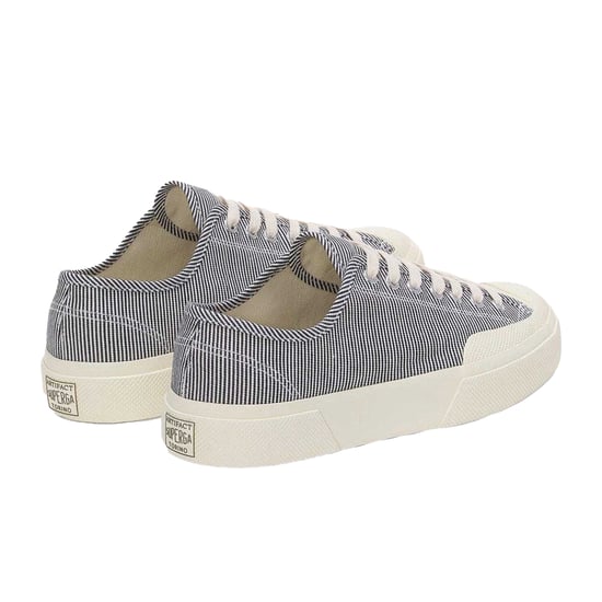 Superga Unisex Volwassen 2432 Works Stripe Sneakers (Blauw/Wit) - Image 2