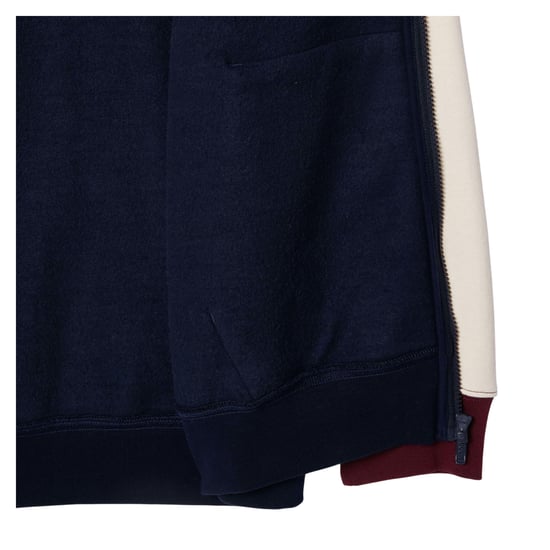 Lacoste Heren Logo Full Zip Hoodie (Marine) - Image 3
