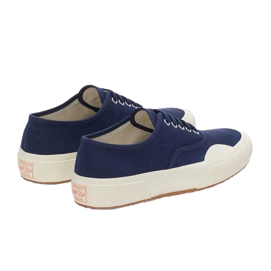 Superga Unisex Volwassenen 2430 Deck Canvas Sneakers (Marineblauw/Off White) - Image 2