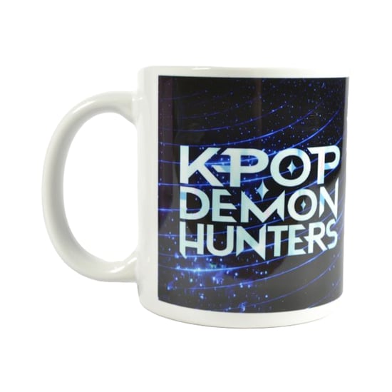K-Pop Demon Hunters Logo Mok (Wit/blauw) - Image 1