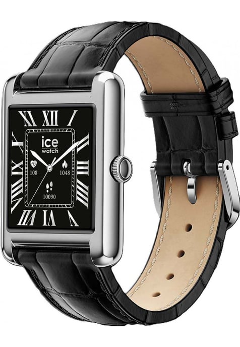 Ice Watch Ice Smart Tk 2.0 - Silver - Black Croco Unisex Horloge Zwart 025380 - Image 2