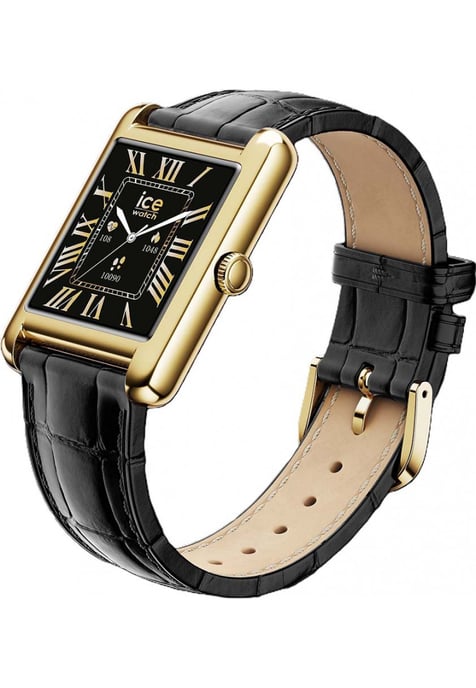 Ice Watch Ice Smart Tk 2.0 - Gold - Black Croco Unisex Horloge Zwart 025285 - Image 3