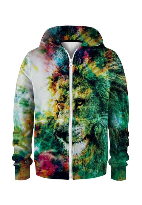 "King of Colors" Zip Hoodie - Image 1